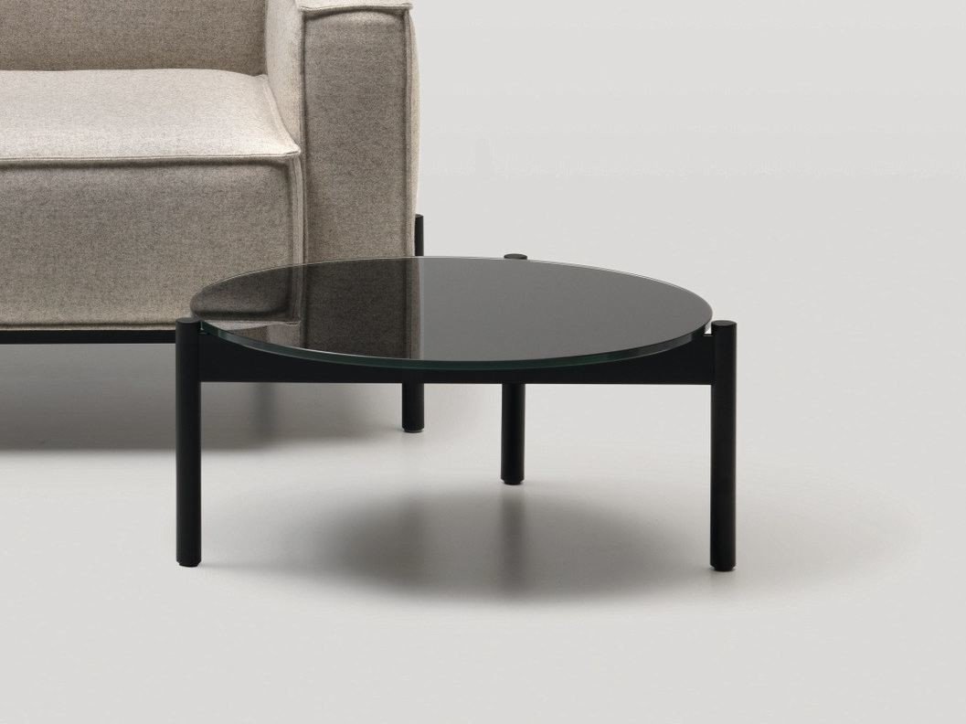 BÀN TRÀ HIMALAYA Round glass COFFEE TABLE
