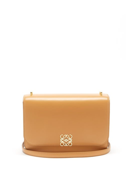TÚI LOEWE Goya anagram leather shoulder bag