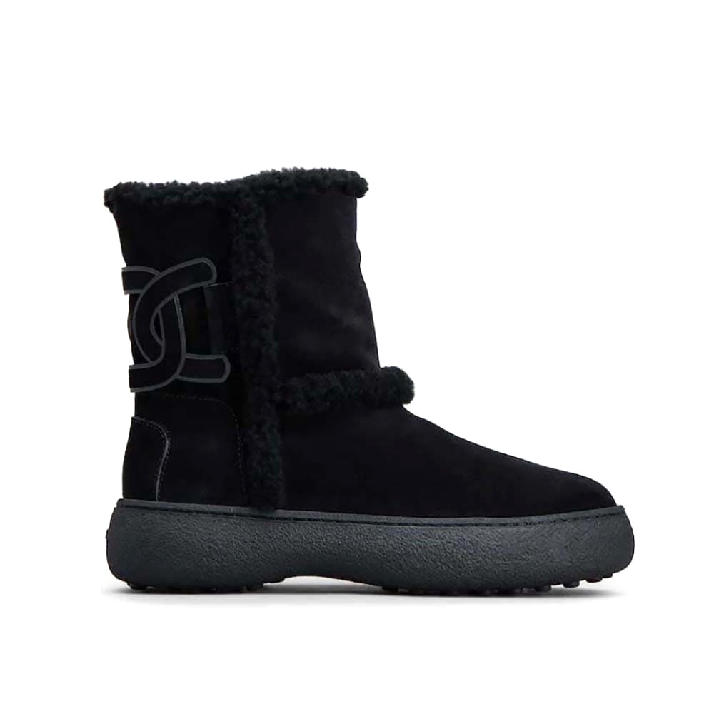 GIÀY TODS Unisex Tod’s W. G. Ankle Boots in Suede-Black