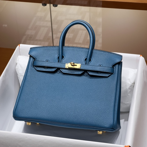 Túi Hermes Birkin Togo Mykonos 25CM Handmade khâu tay(Giá liên hệ)