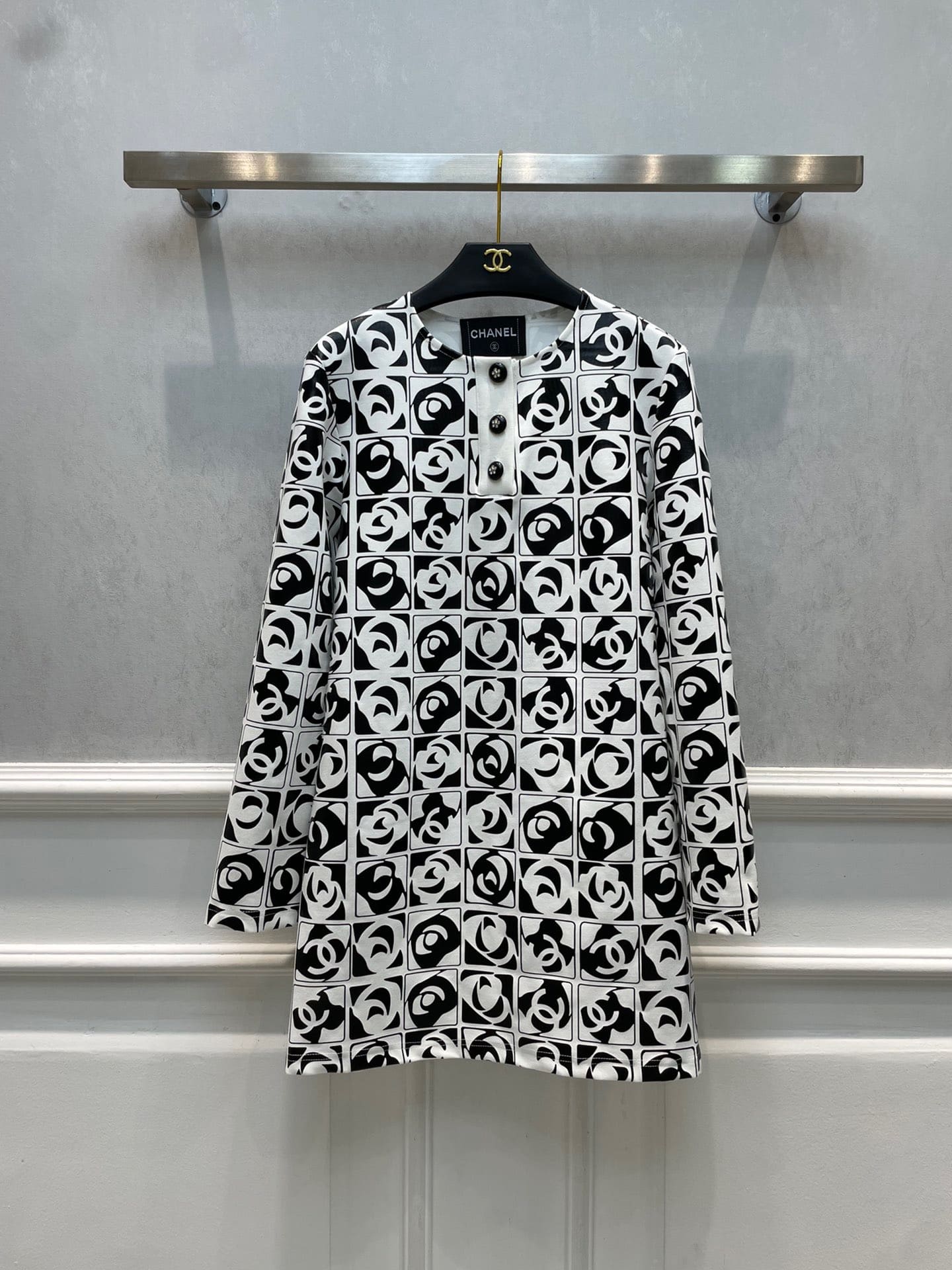 VÁY CHANEL CAMELLIA Party Midi Dress High Classy