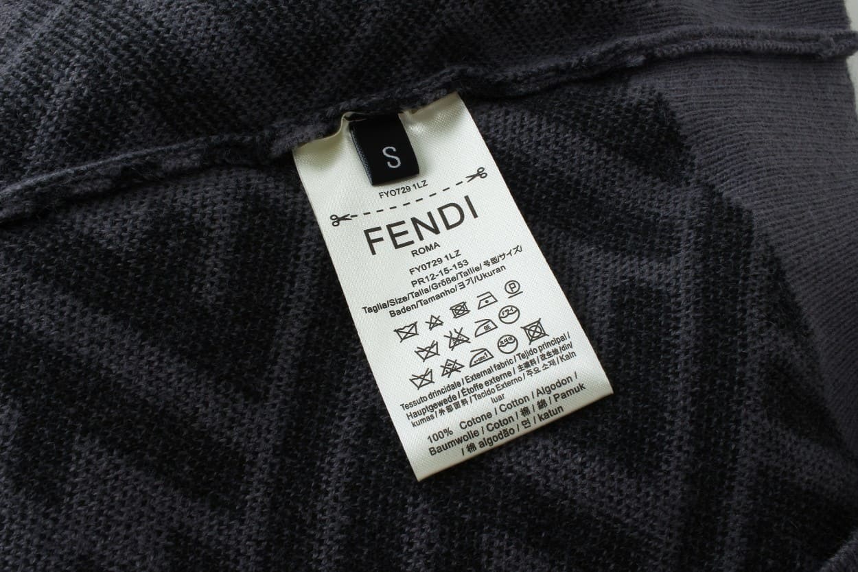 ÁO FENDI Cashmere Black Sweater