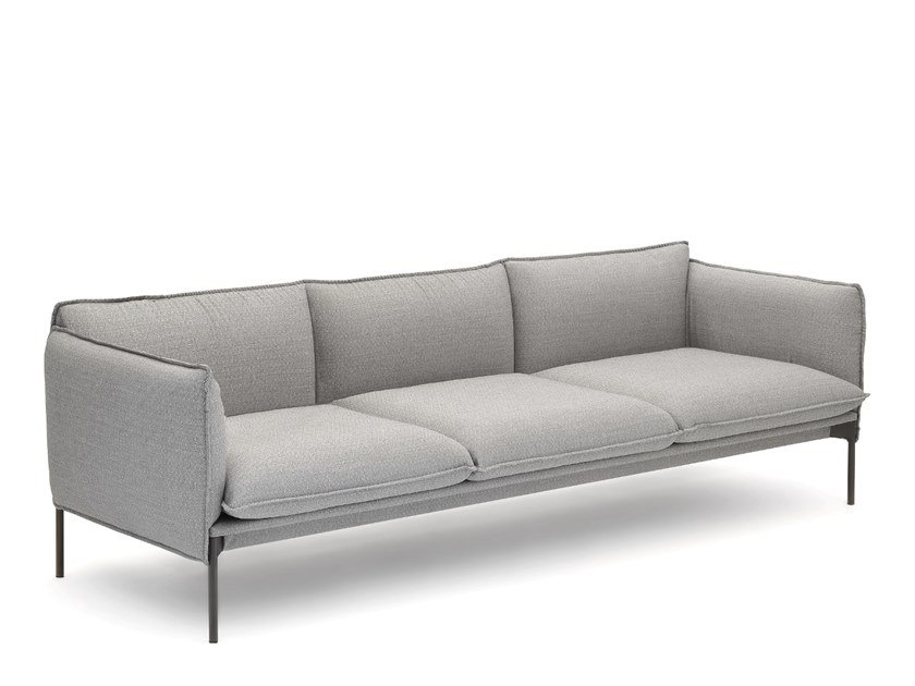 SOFA NỈ LANVIN style 3 seater upholstered fabric sofa