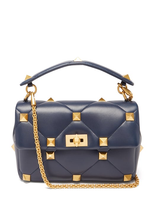 TÚI VALENTINO GARAVANI Roman Stud quilted-leather shoulder bag