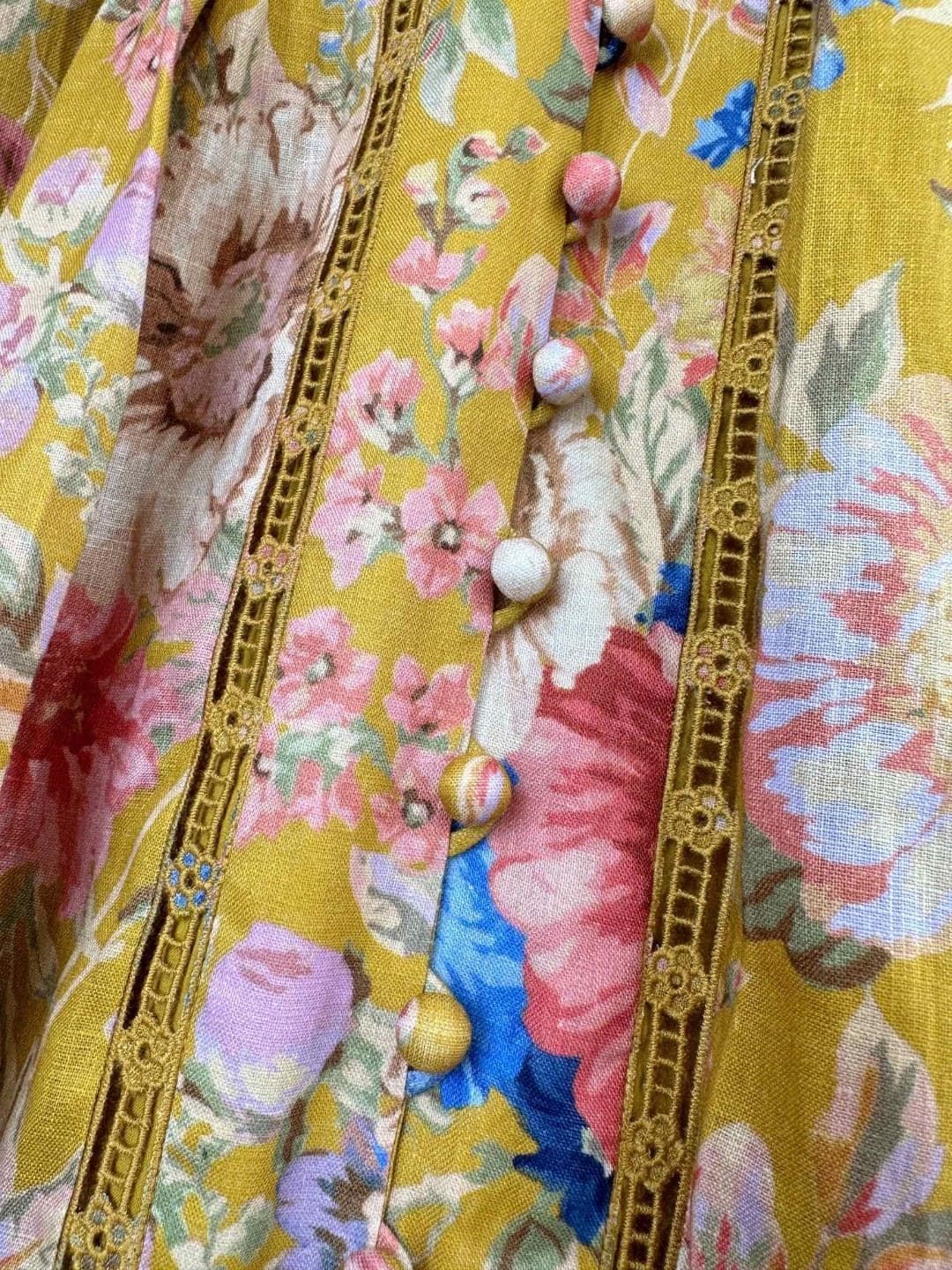 VÁY ZIMMERMANN Flower Vintage Dress High Classy