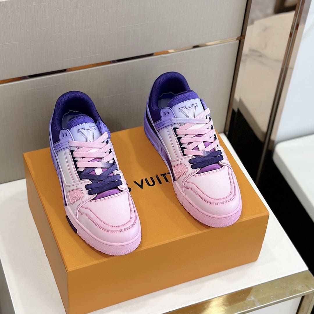 GIÀY LOUIS VUITTON TRAINER MULTI COLOR SNEAKERS SHOES AAA