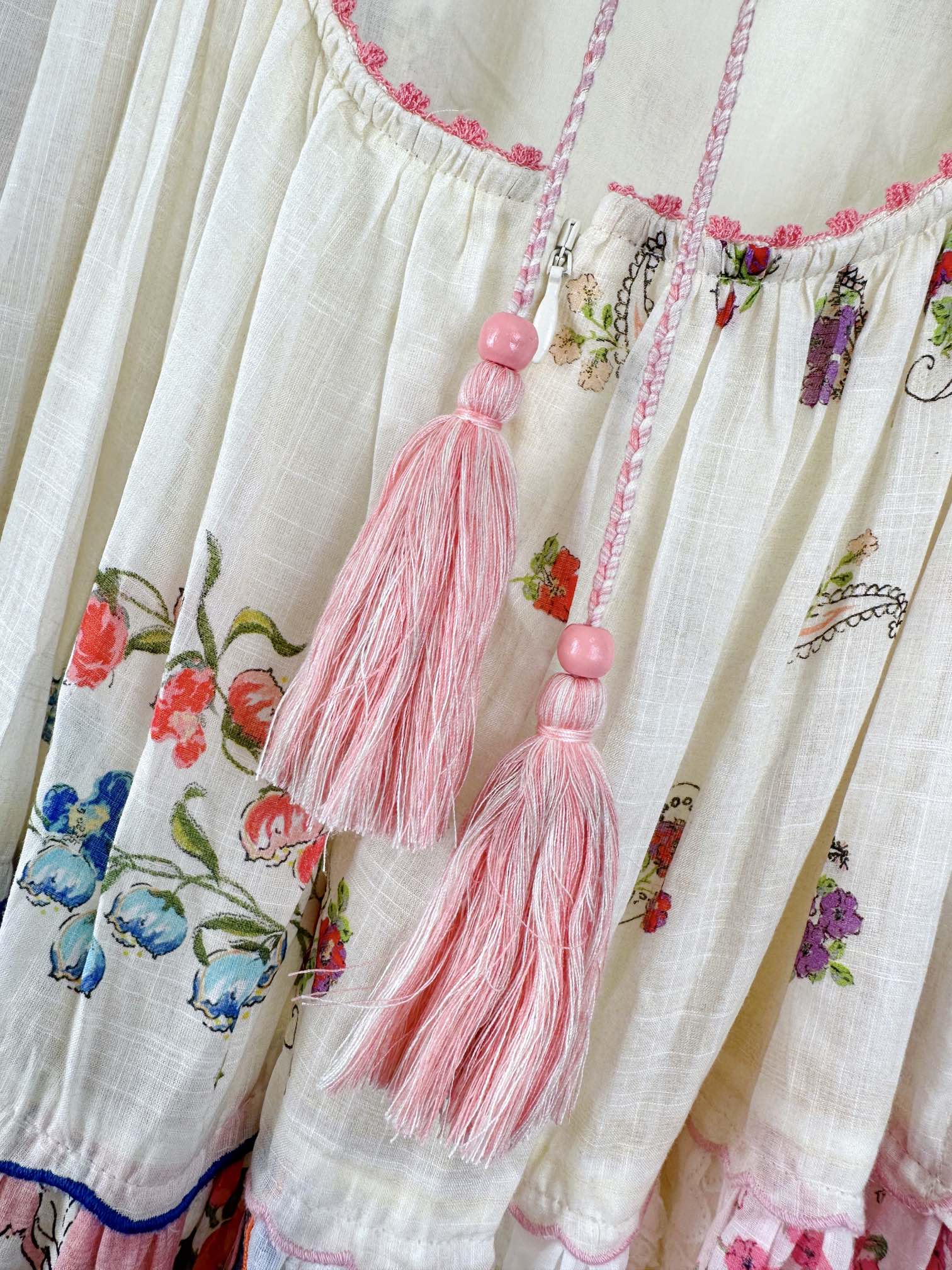 VÁY ZIMMERMANN Flower Long Vintage Dress