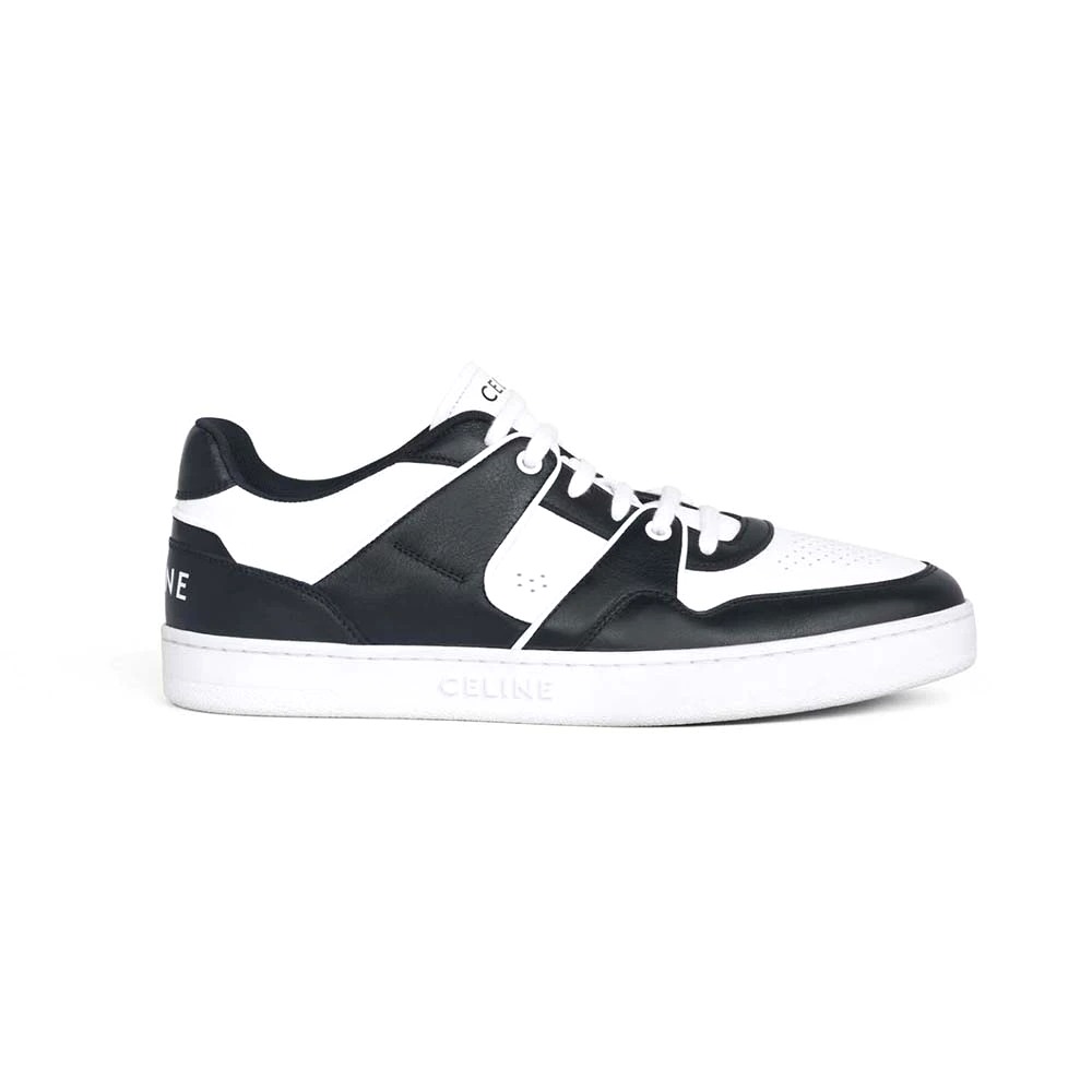 GIÀY CELINE Trainer Low Lace-up Sneaker in Calfskin-Black