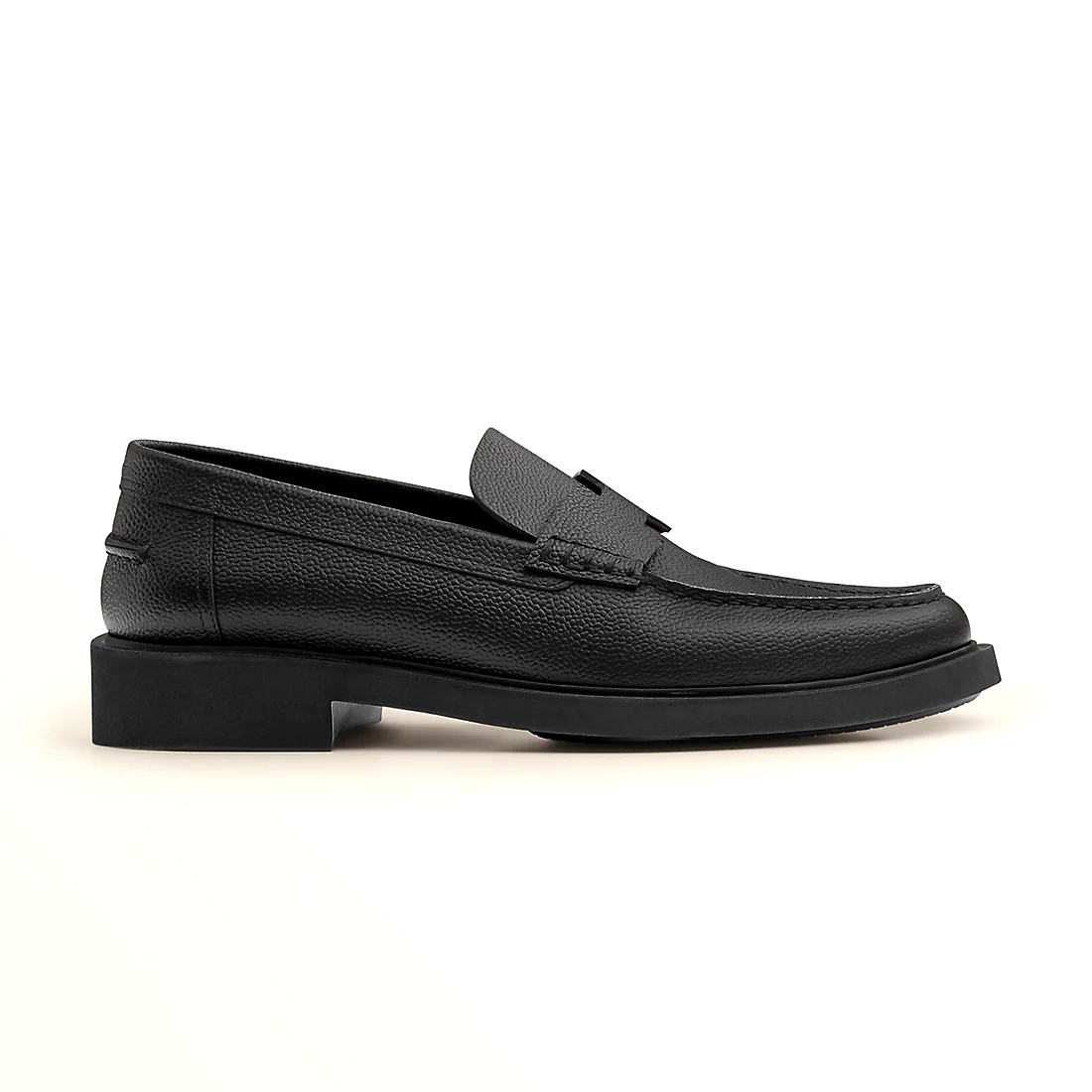 GIÀY HERMES ENGLISH LOAFER GRAINED CALFLSKIN LEATHER SS2022