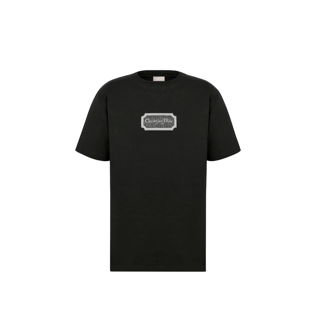 ÁO DIOR DIOR COUTRE LOGO T SHIRT BLACK