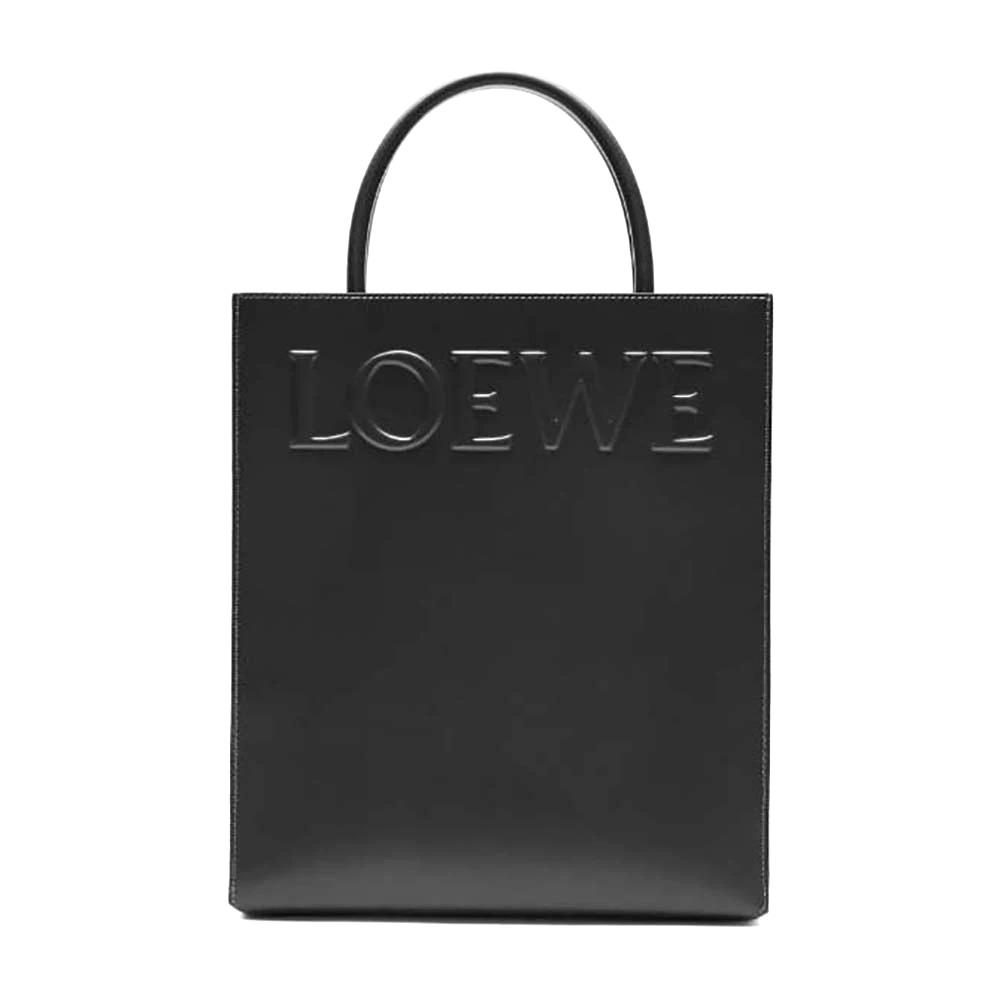 TÚI Loewe Women LOEWE Standard A4 Tote in Sleek Calfskin-Black