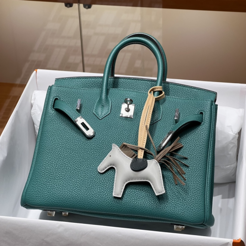 Túi Hermes Birkin Togo Blue Paon 25CM Handmade khâu tay(Giá liên hệ)