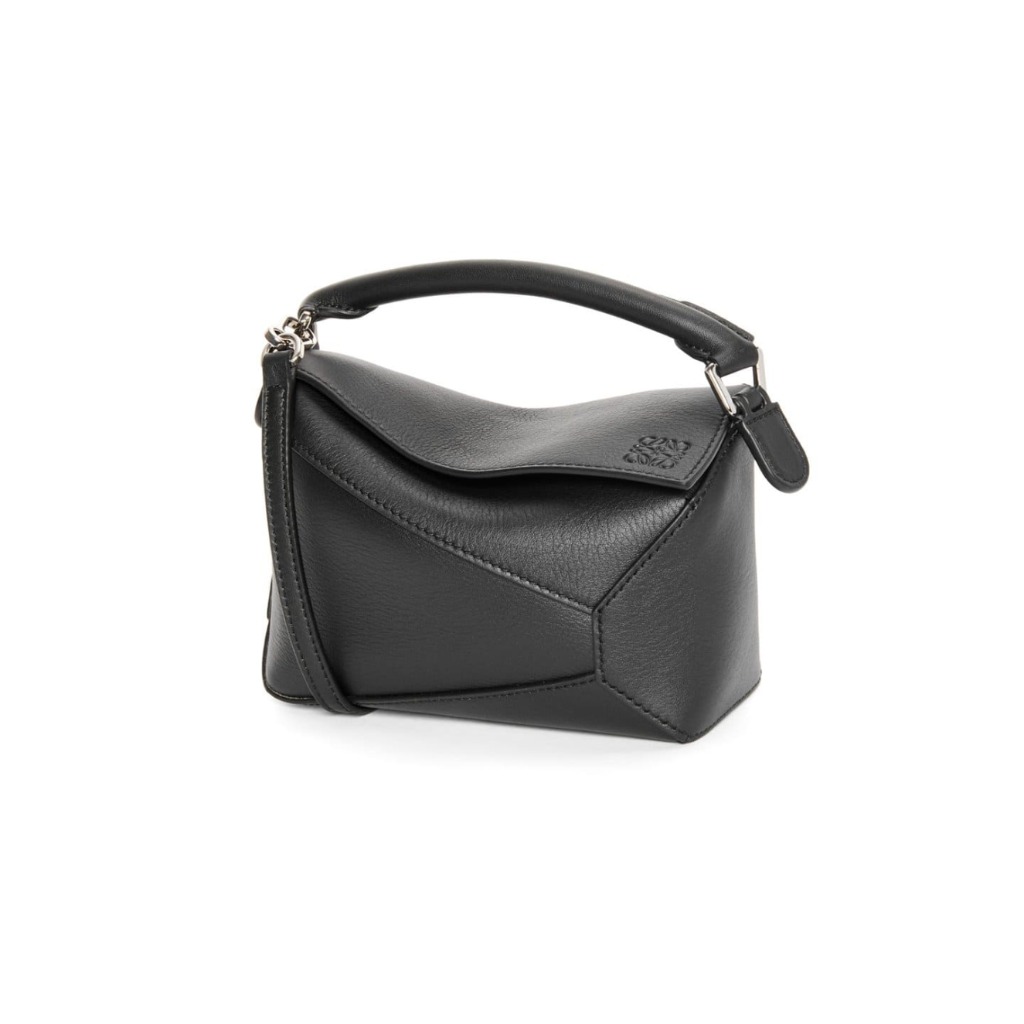Túi LOEWE Mini Puzzle bag in classic calfskin black