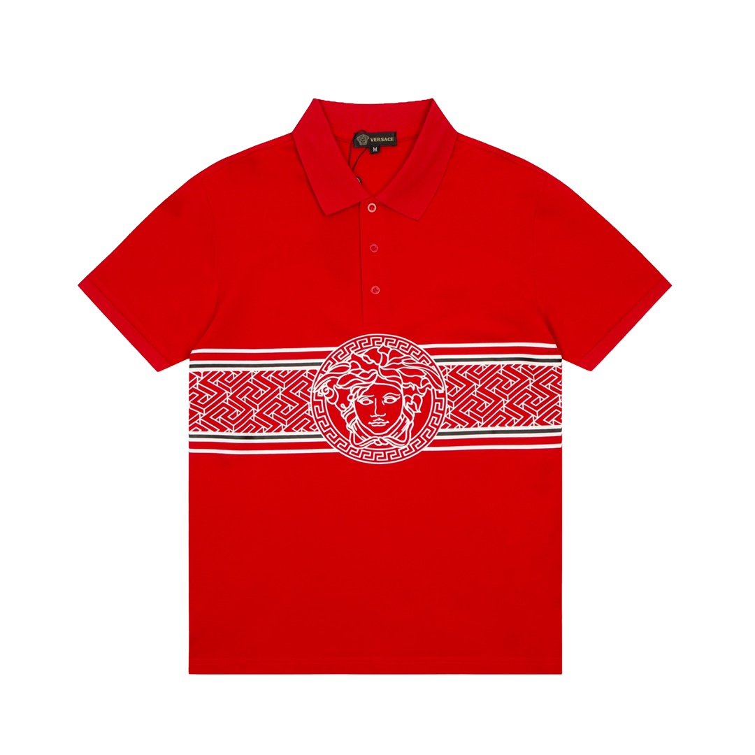 ÁO VERSACE MEDUSA Logo Polo-Shirt