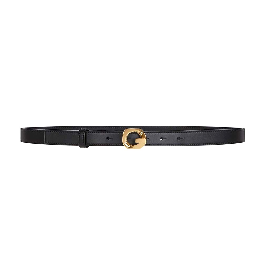 DÂY LƯNG Givenchy Women G Chain Buckle Thin Reversible Belt in Smooth Leather-Gold