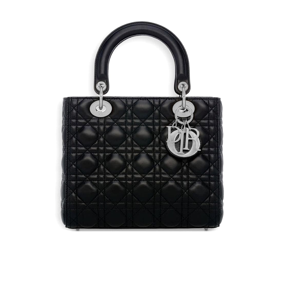 TÚI Dior Big Lady Dior Bag in Cannage Lambskin-Black