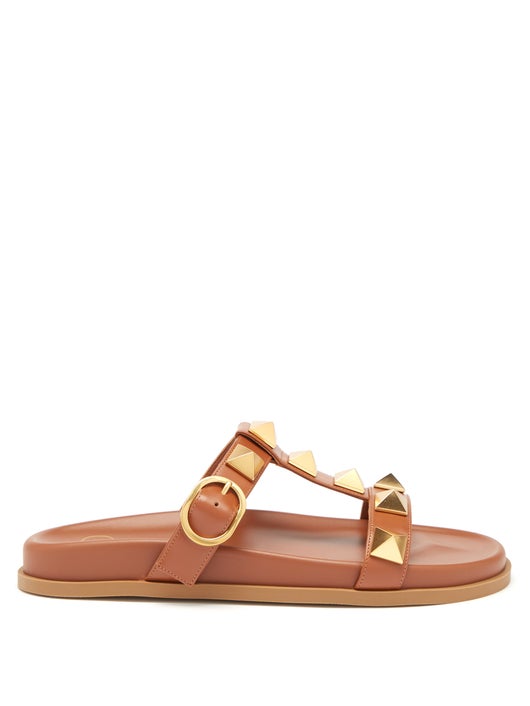 GIÀY VALENTINO GARAVANI Roman Stud leather slides