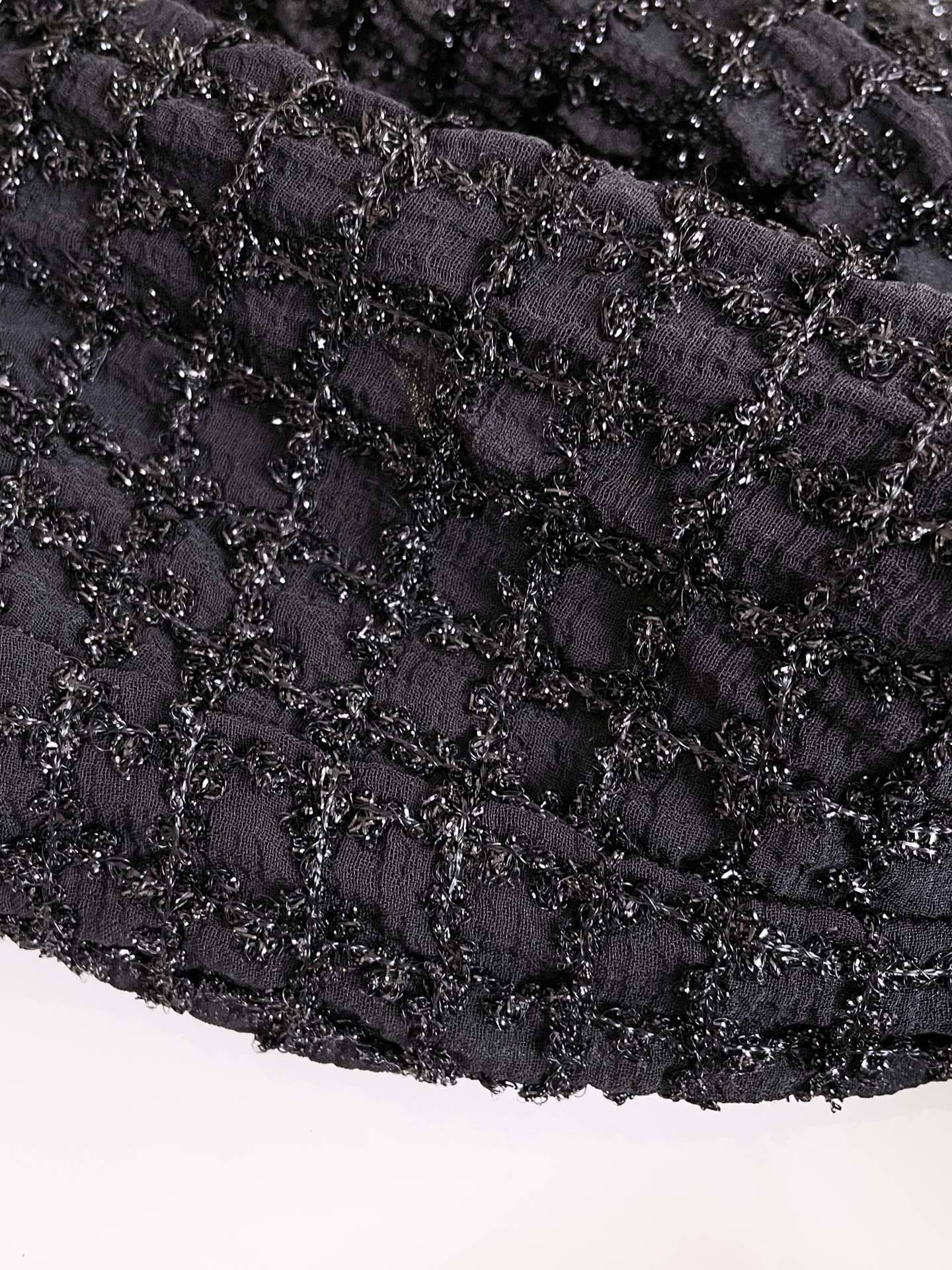 ĐẦM HAI DÂY CHANEL MÀU ĐEN BLACK LONG DRESS High Classy