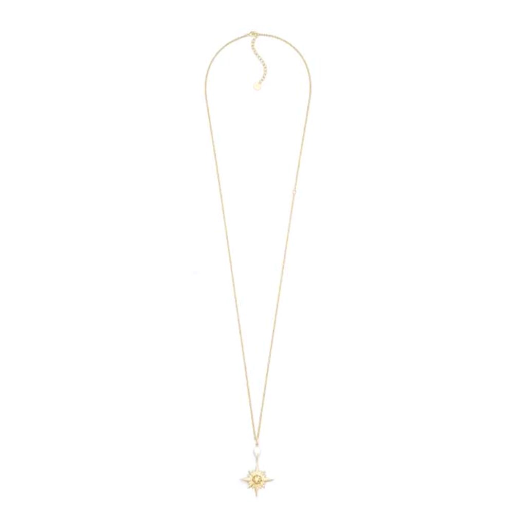 Vòng cổ Dior Rêve D’infini Long Necklace Gold-Finish Metal with a White Freshwater Pearl