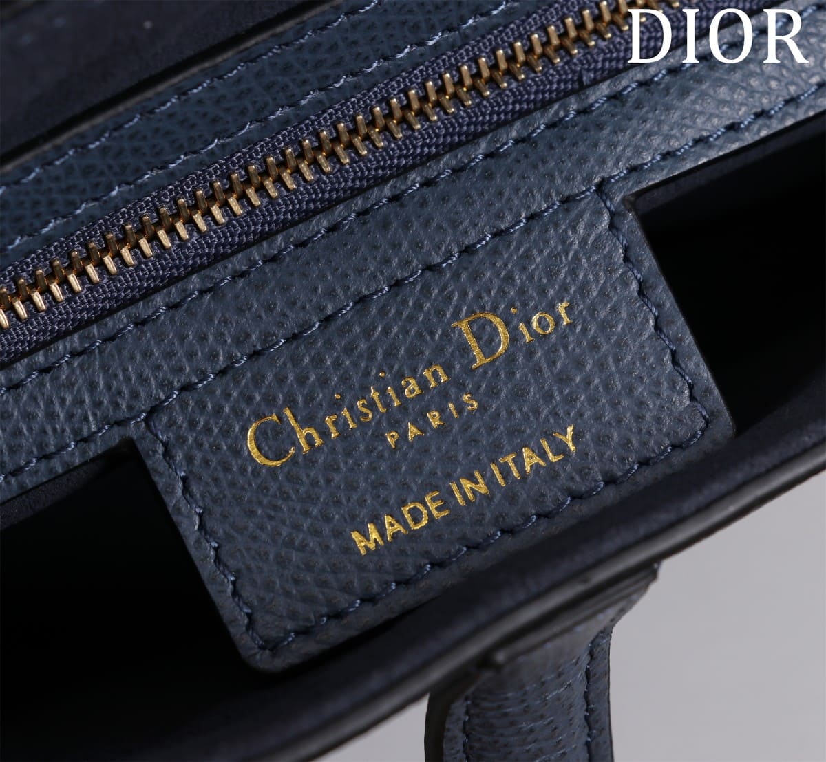 TÚI Dior Women Saddle bag in Calfskin-Navy Top Quality