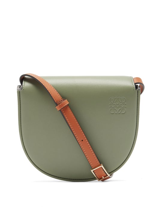 TÚI LOEWE Heel bi-colour leather cross-body bag