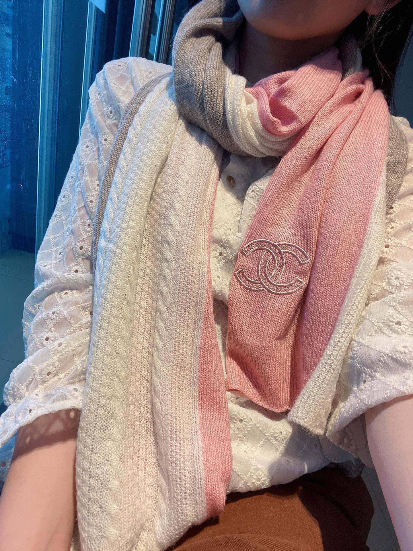 KHĂN CHANEL ORIGINAL CASHMERE scarf