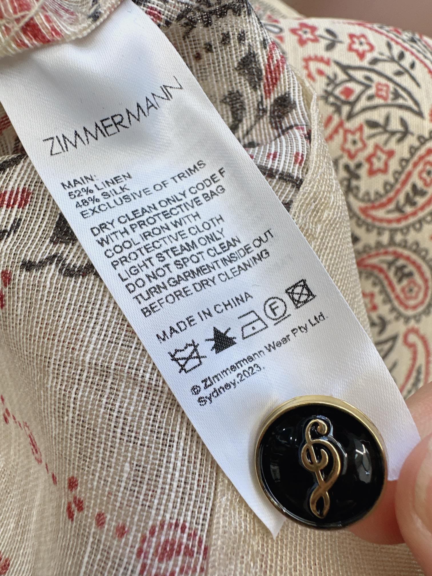VÁY ZIMMERMANN Flower Vintage Dress High Classy