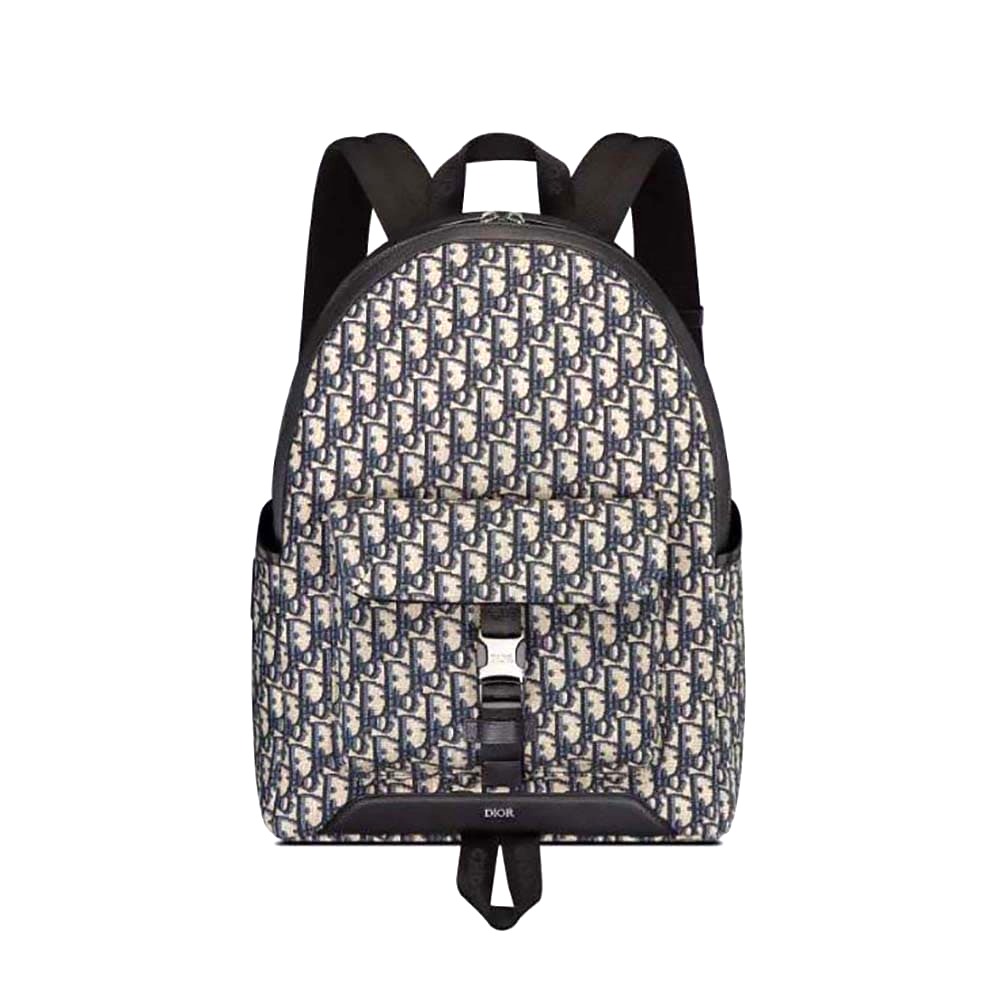 BALO Dior Explorer Backpack Beige and Black Dior Oblique Jacquard