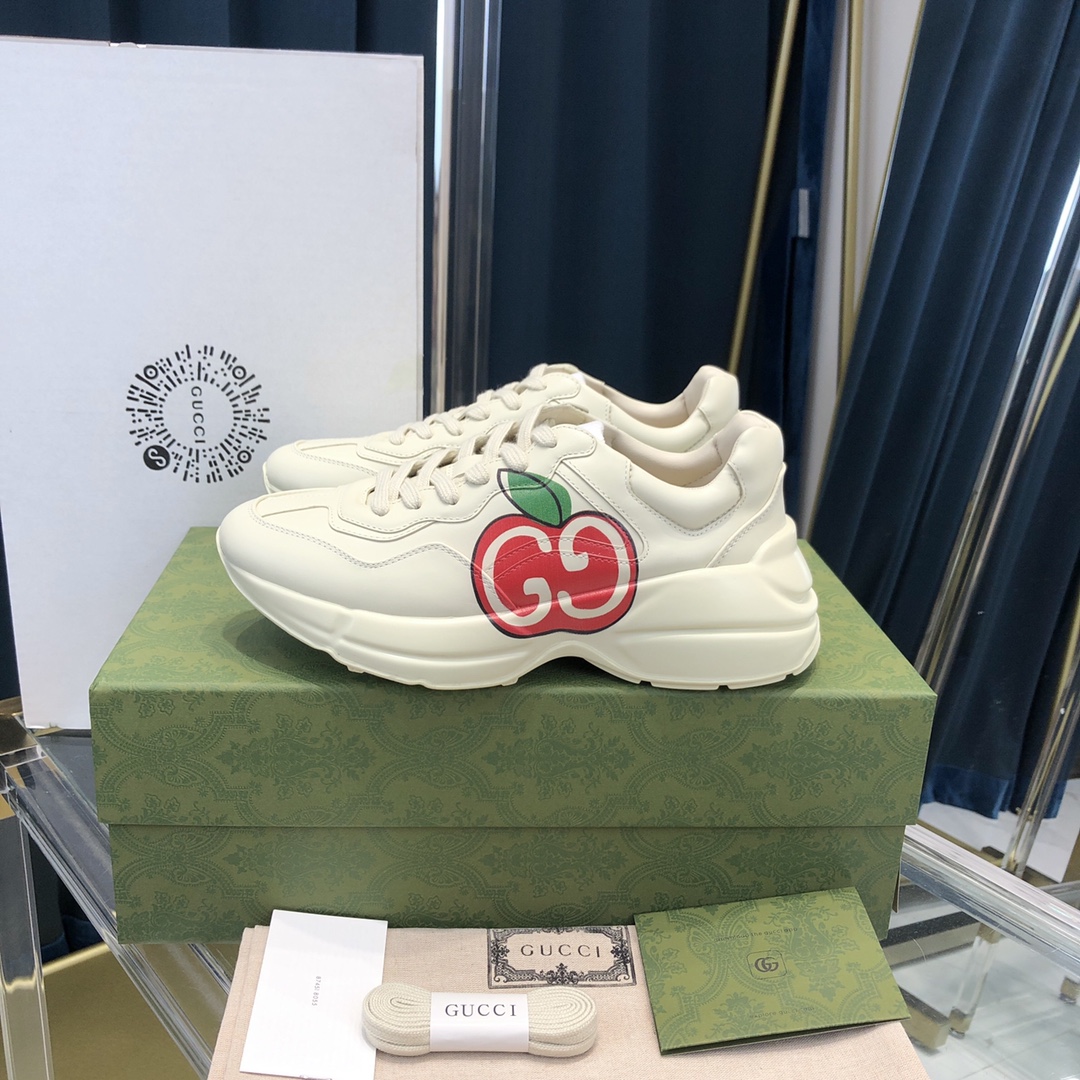 GIÀY GUCCI RHYTON GG ITALIA SNEAKERS SHOES UNISEX