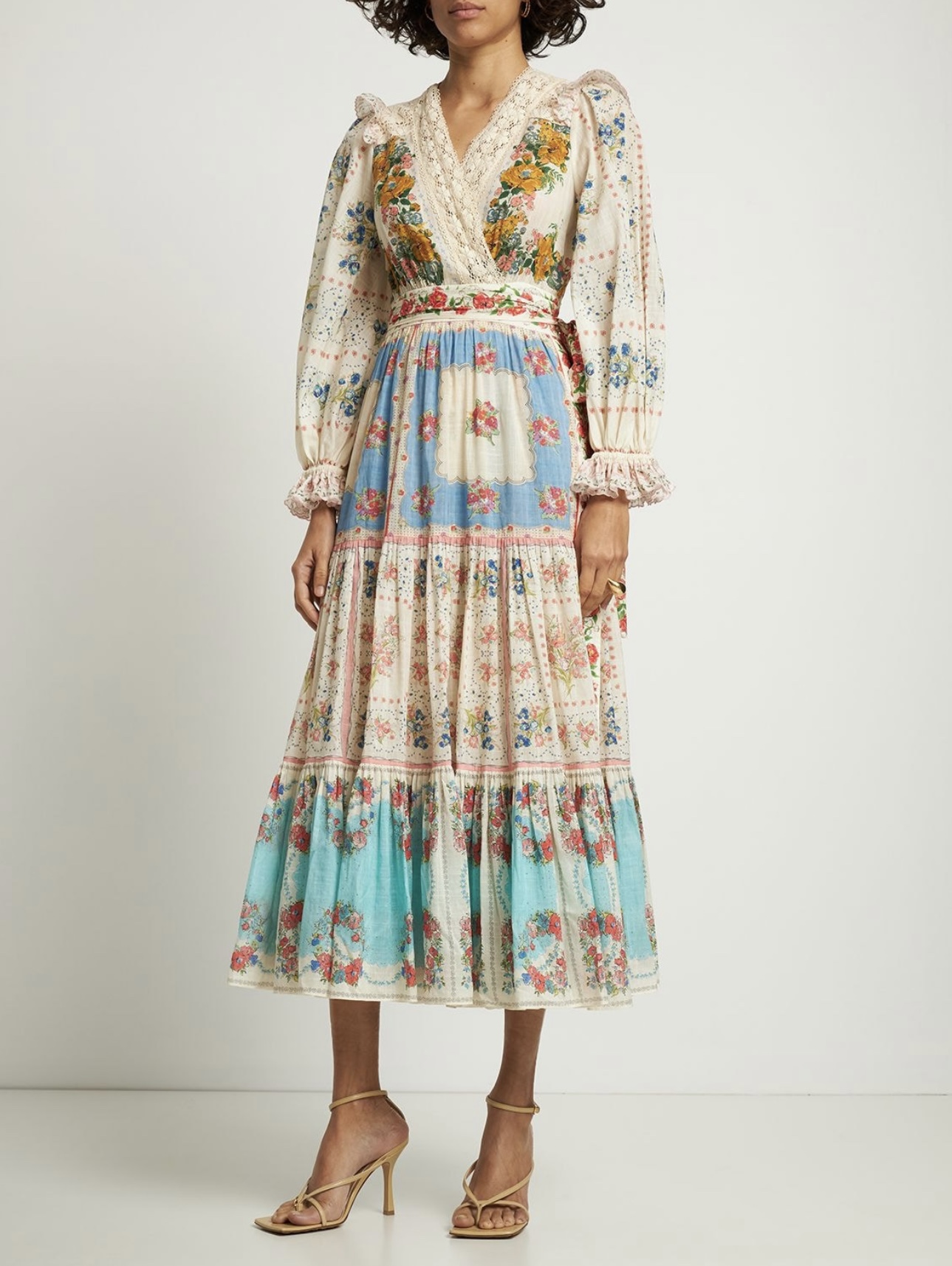 VÁY ZIMMERMANN Flower Long Vintage Dress