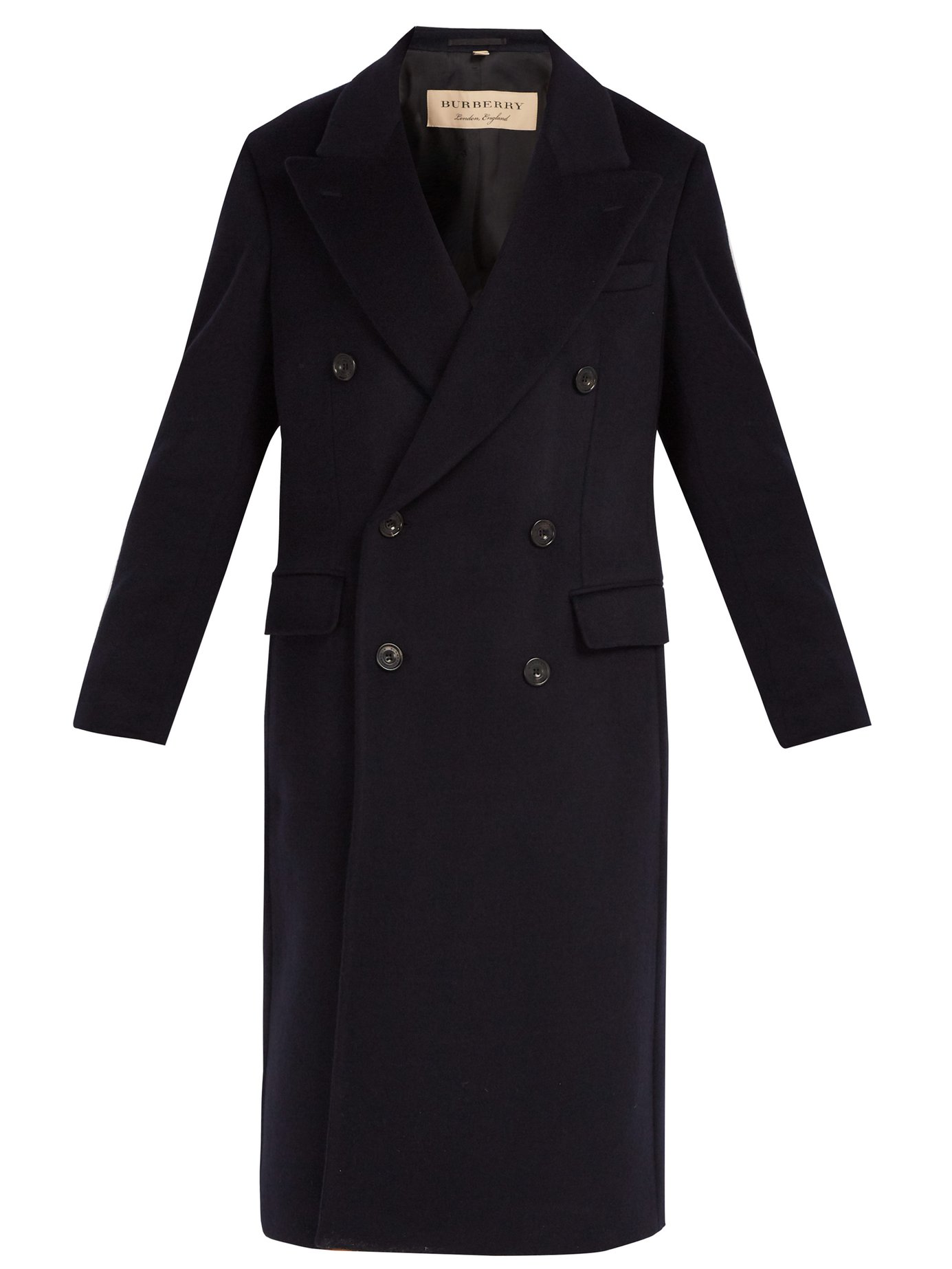 Arriba 75+ imagen burberry double breasted cashmere coat