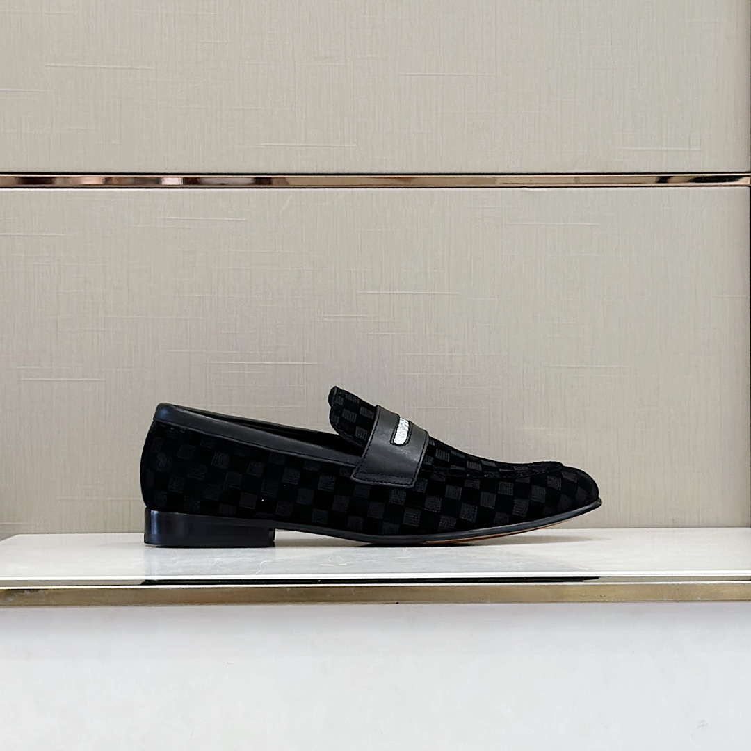 GIÀY LOUIS VUITTON GLOVE LOAFER SHOES AAA