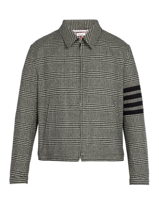 ÁO THOM BROWNE  Houndstooth wool jacket
