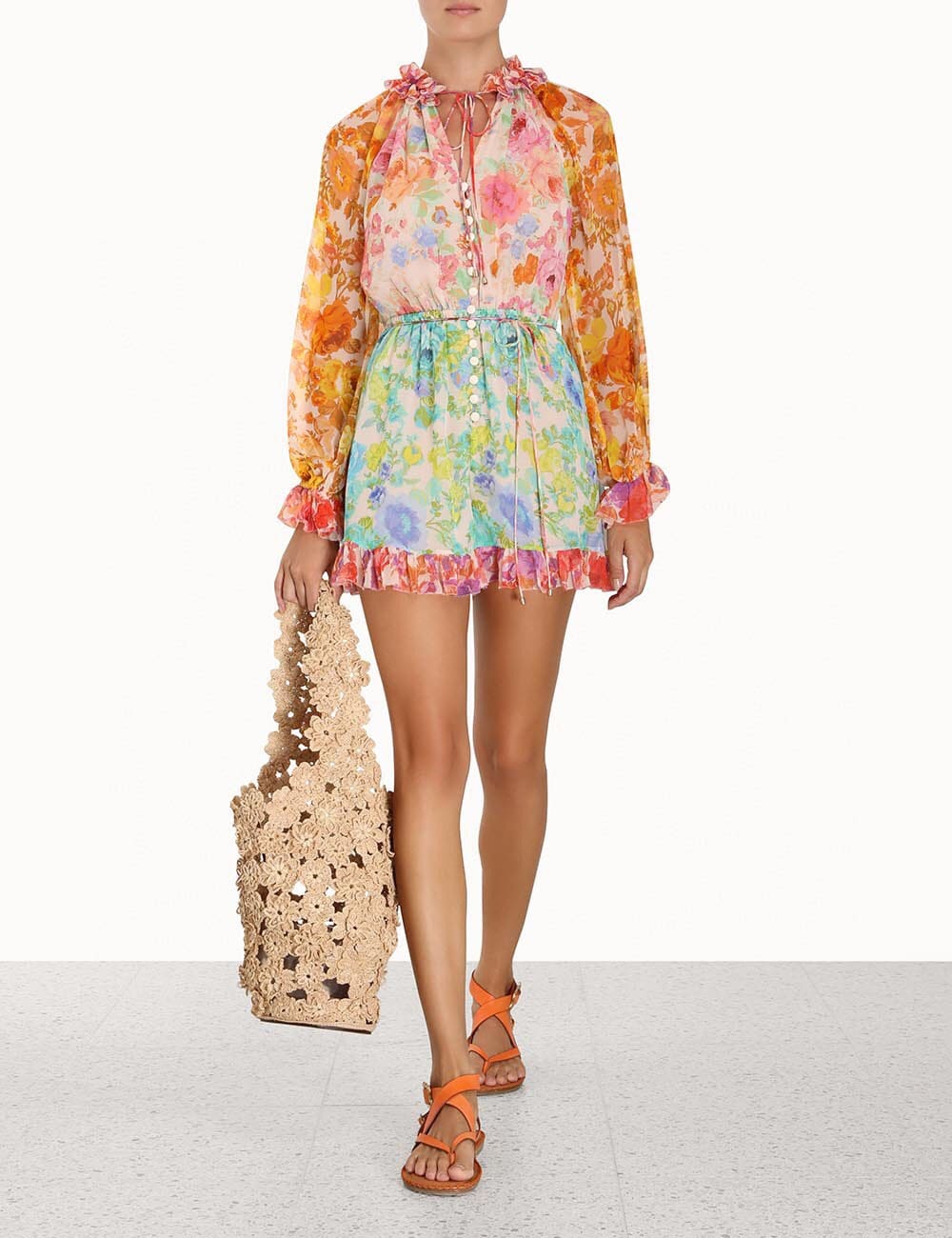 VÁY ZIMMERMANN Flower Vintage Dress High Classy