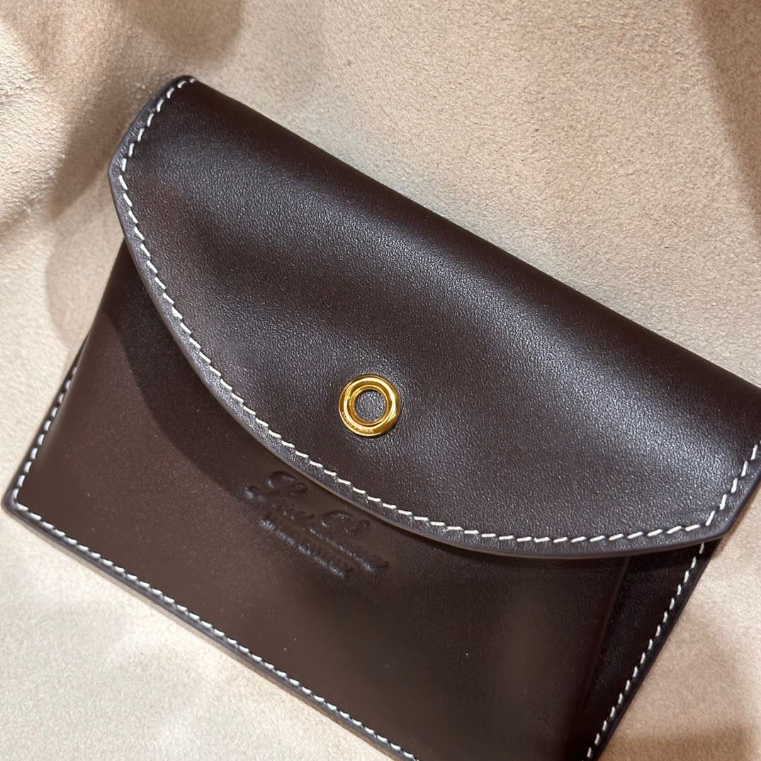 TÚI Loro Piana Women Extra Pocket L27 in Sheepskin Leather Deep Brown