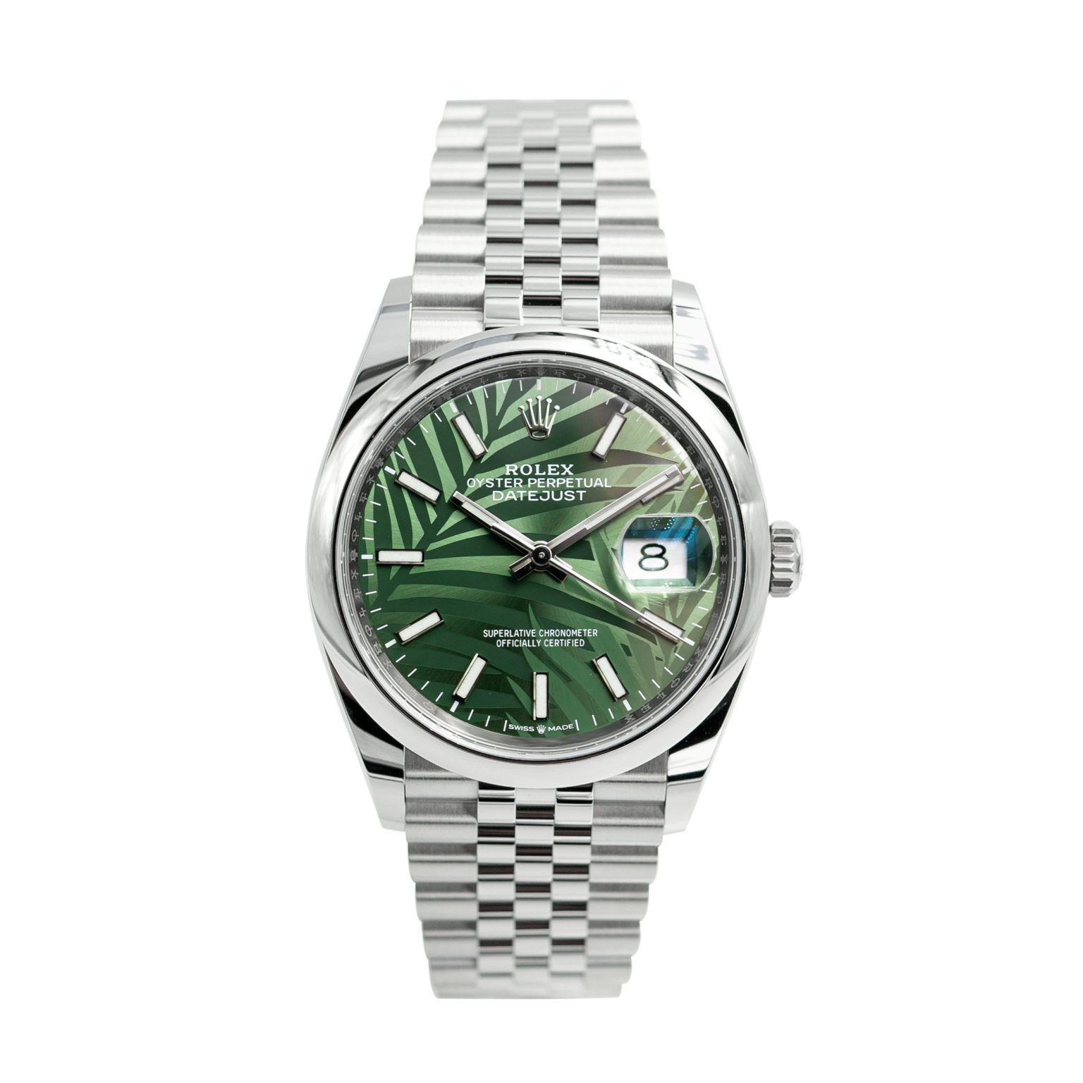 ĐỒNG HỒ ROLEX Datejust Green Palm 2021