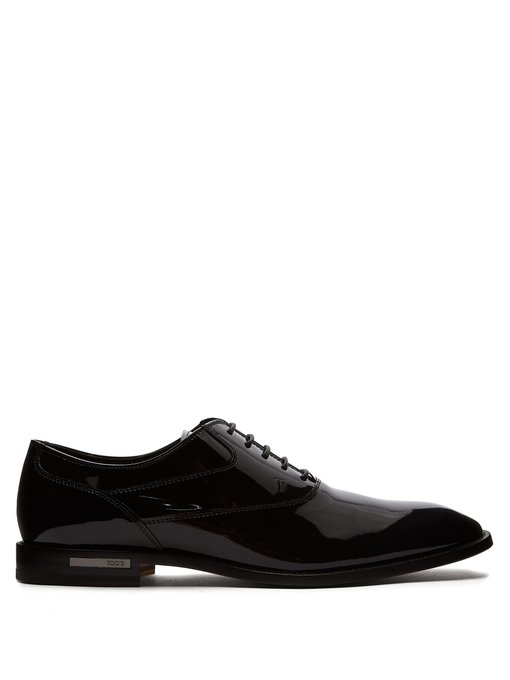 GIÀY TOD'S Patent-leather oxford shoes