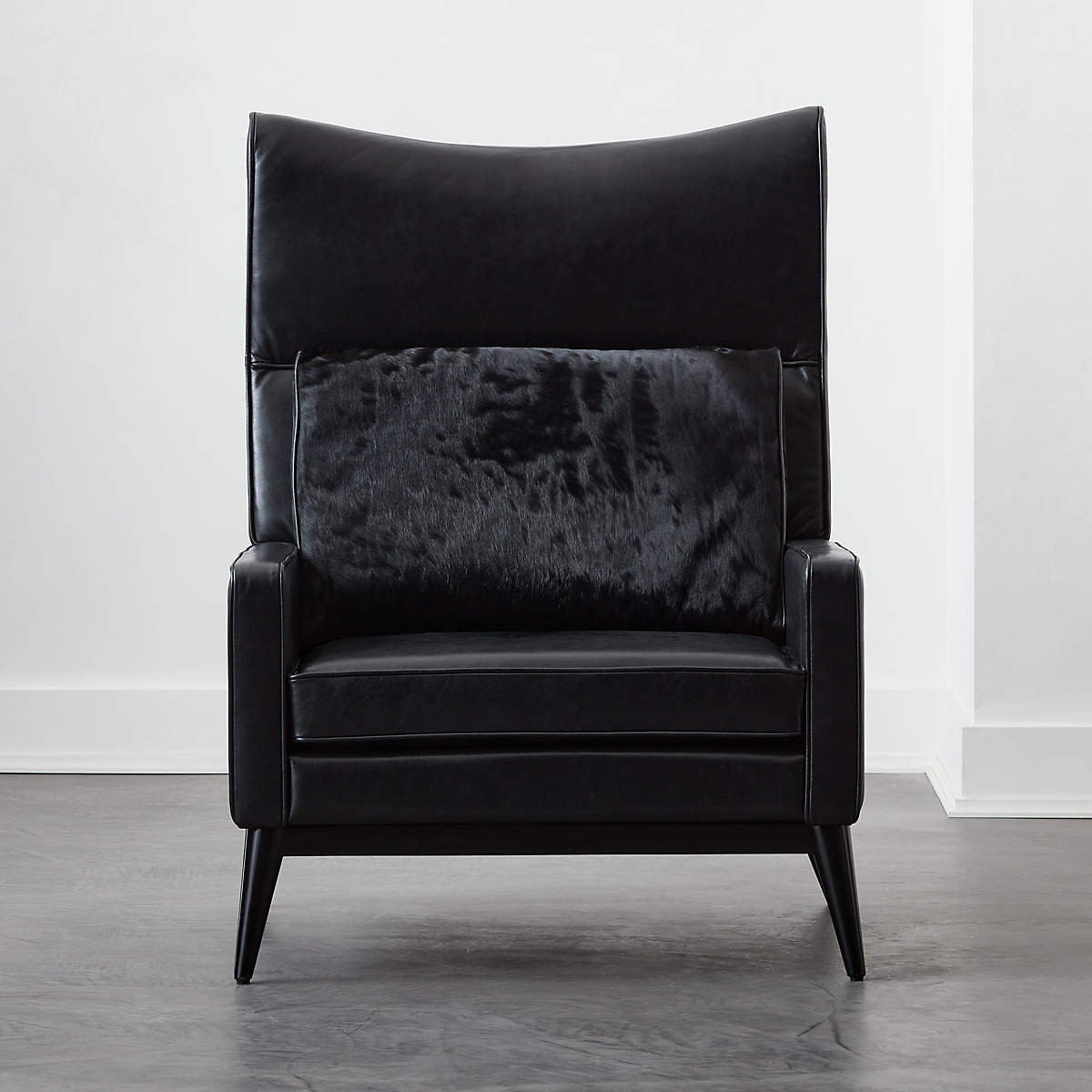 SOFA DA ĐƠN BLACK AMBASSADOR CHAIR