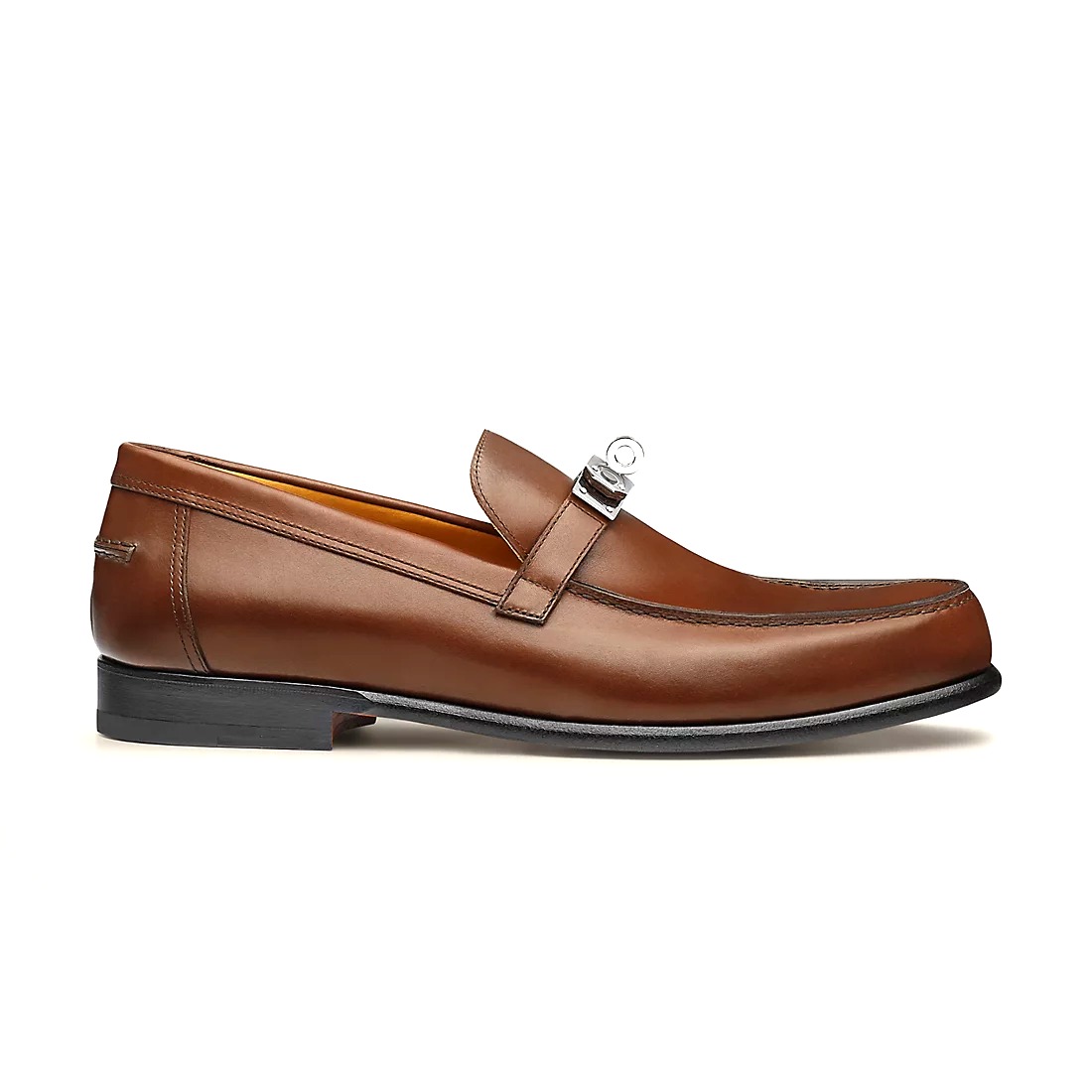 GIÀY HERMES DESTIN LOAFER COWHIDE LEATHER BROWN SS2022