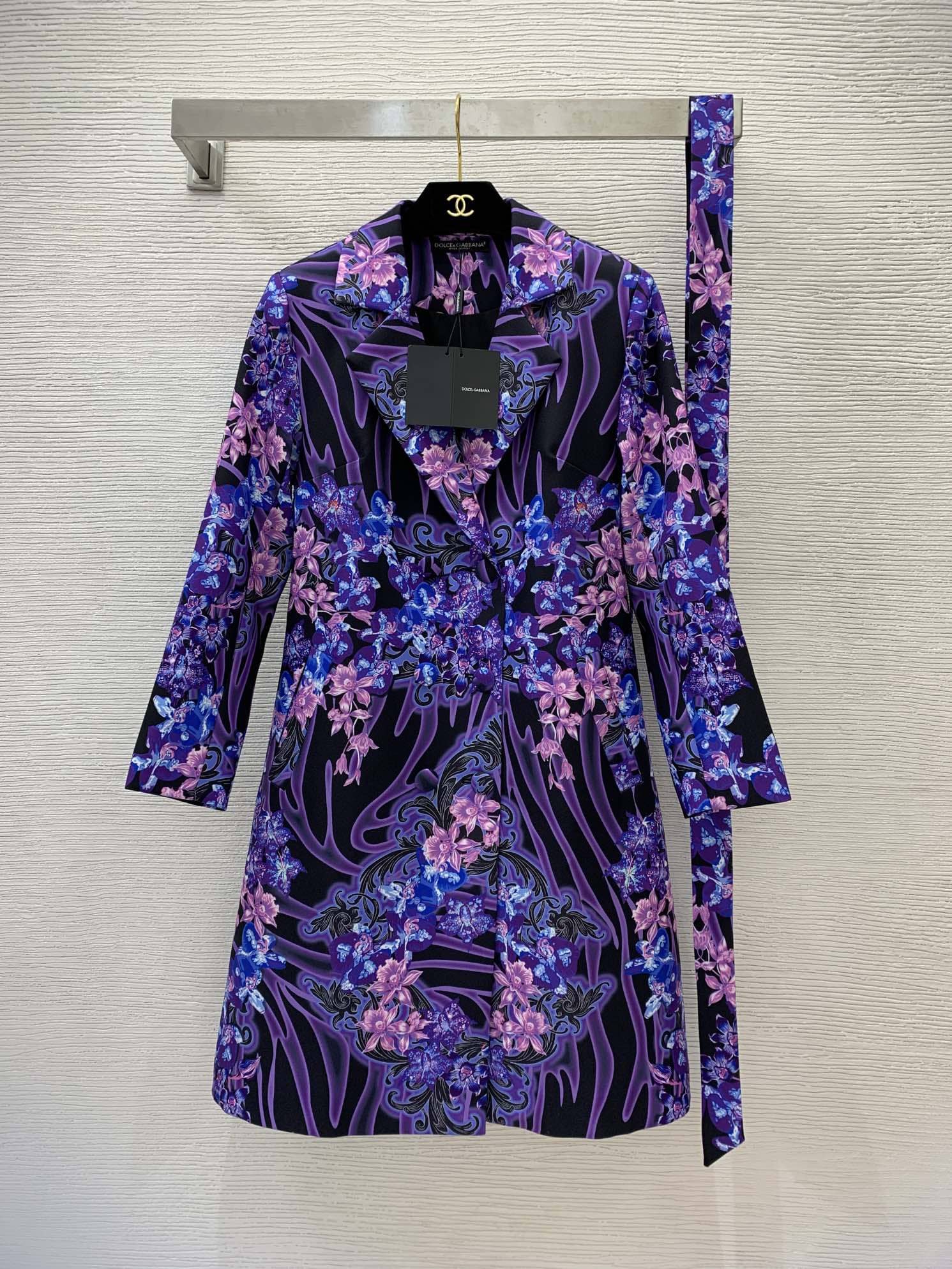 VÁY ÁO DOLCE & GABBANA Flower Print Party Long Dress High Classy
