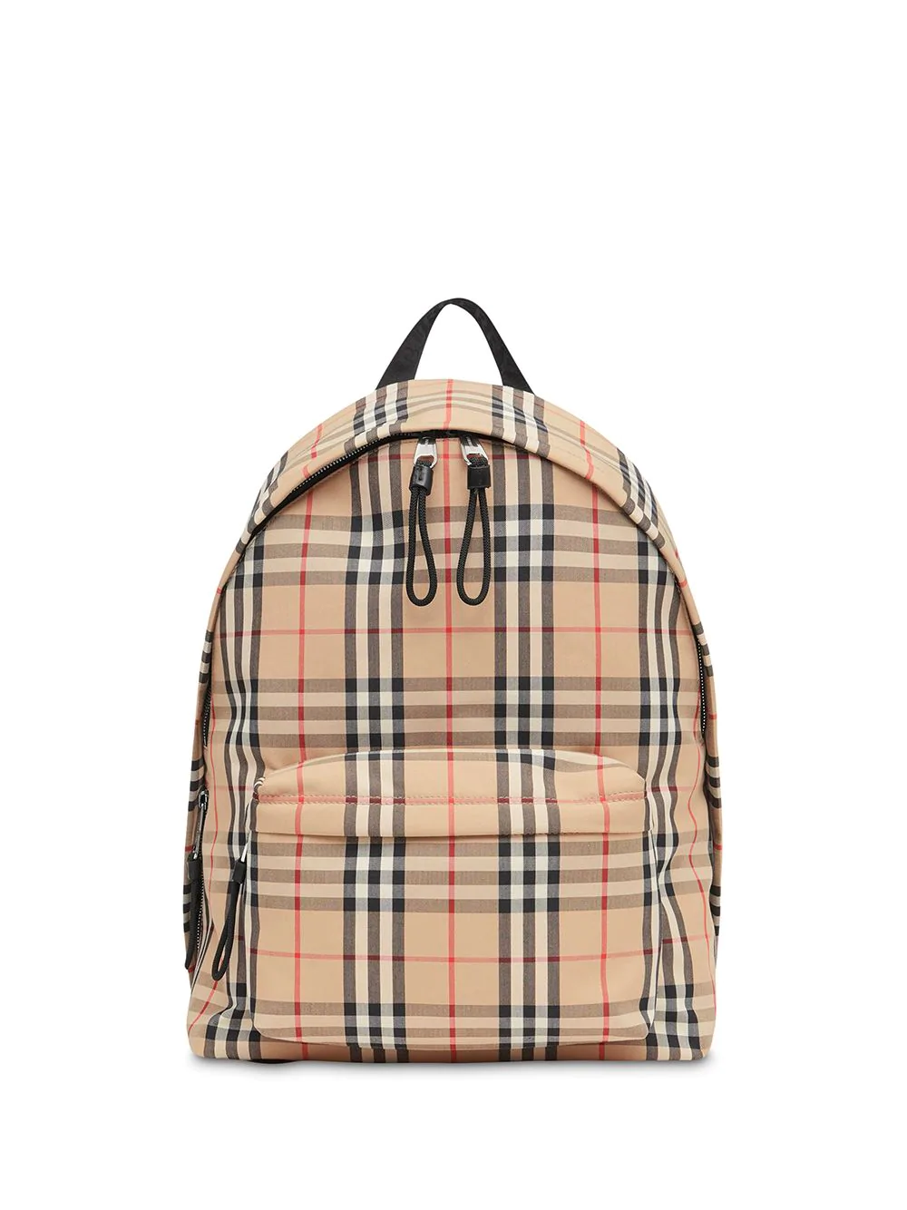 Arriba 38+ imagen burberry check nylon backpack