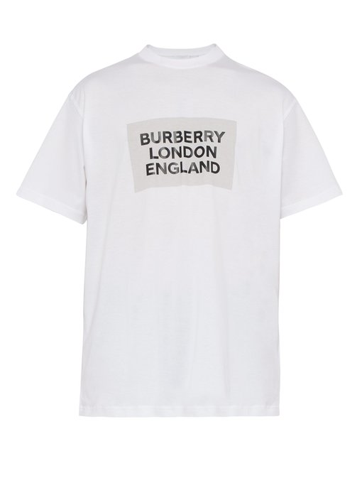 ÁO PHÔNG BURBERRY Logo-print cotton T-shirt