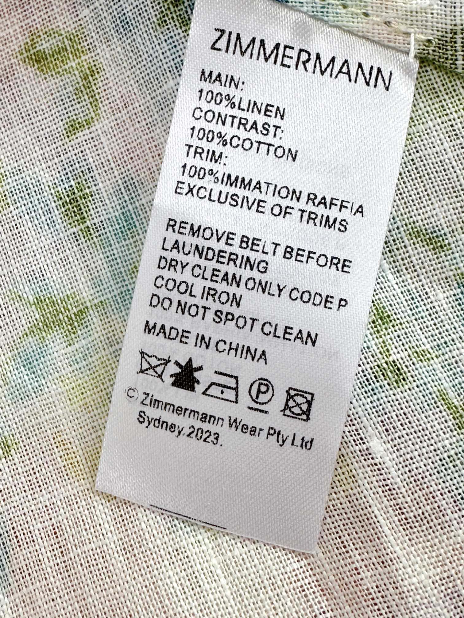 VÁY ZIMMERMANN Floral Vintage Dress