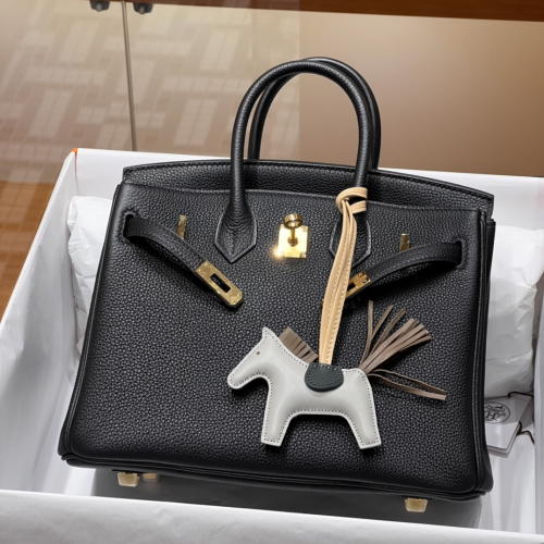 Túi Hermes Birkin Togo Noir 25CM Handmade khâu tay(Giá liên hệ)