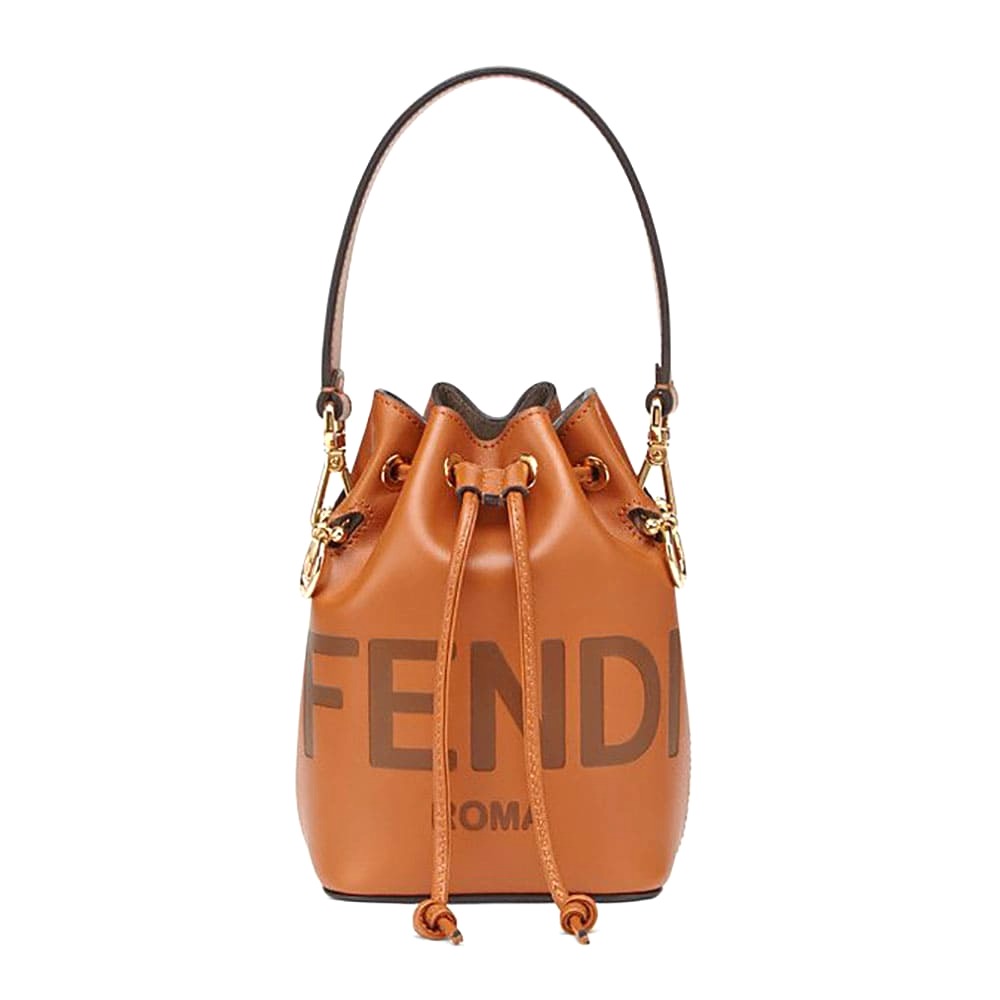 TÚI Fendi Women Mon Tresor Leather Mini Bag-Brown