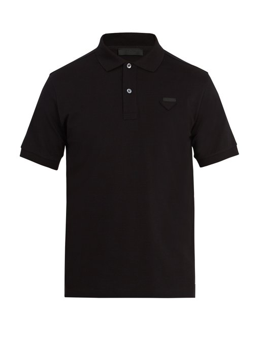 ÁO POLO PRADA Classic cotton-piqué polo shirt