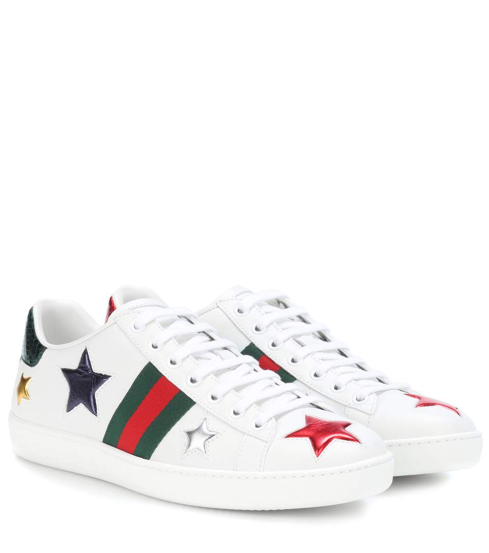 GIÀY GUCCI Ace leather sneakers