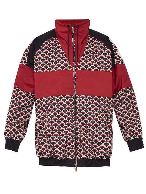 ÁO VALENTINO Scale logo-print bomber jacket