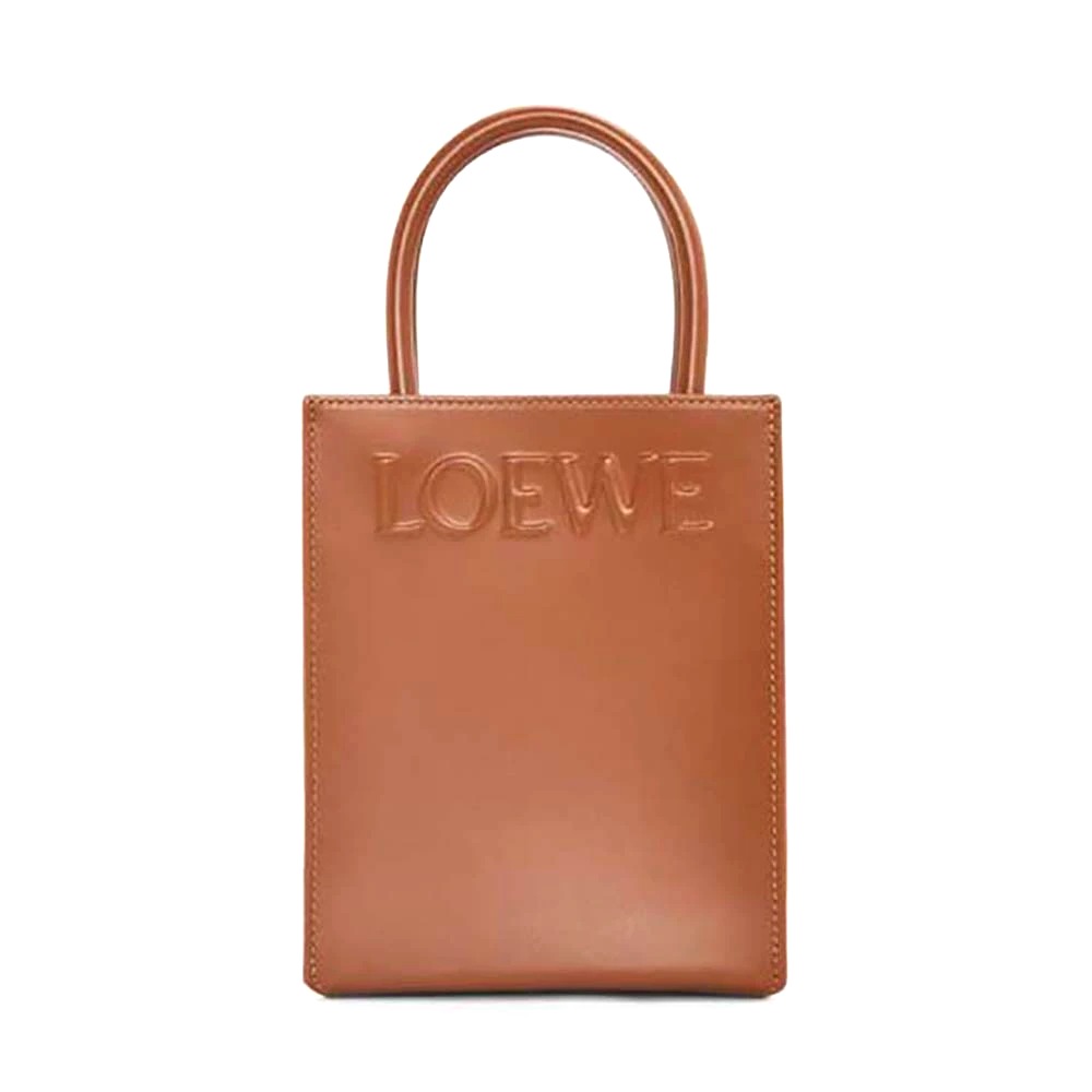 TÚI Loewe Women LOEWE Standard A5 Tote in Sleek Calfskin-Tan