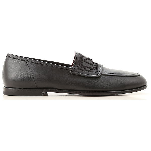DOLCE & GABBANA COWHIDE LEATHER LOAFER